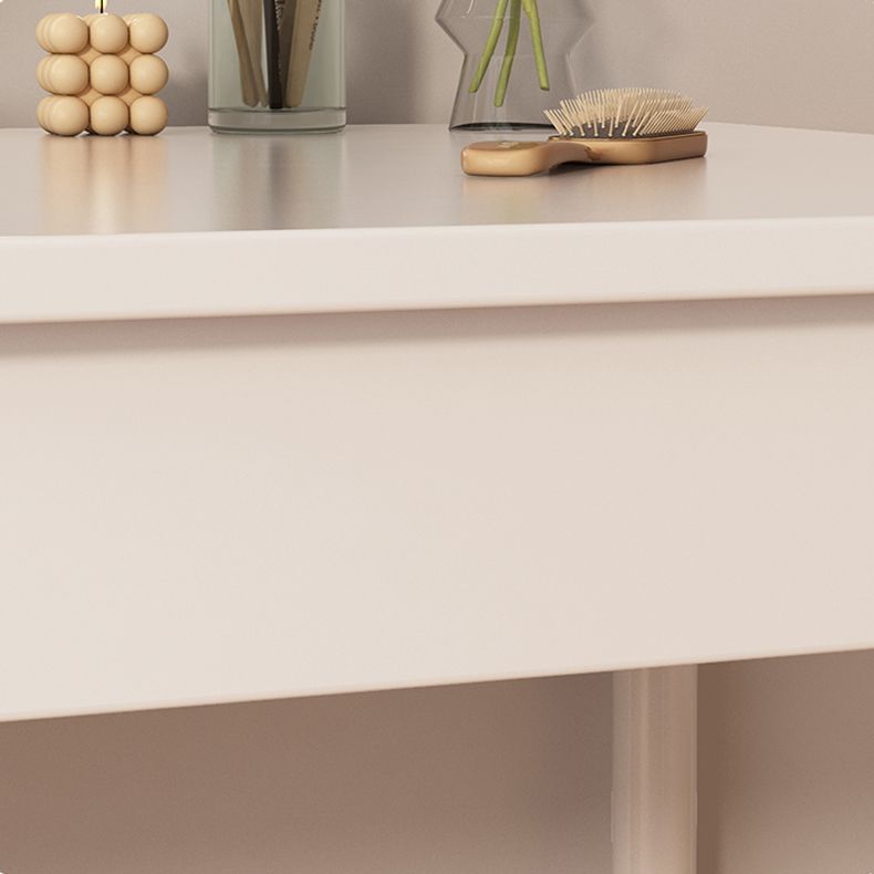 White Contemporary Make-up Vanity Wood Vanity Dressing Table