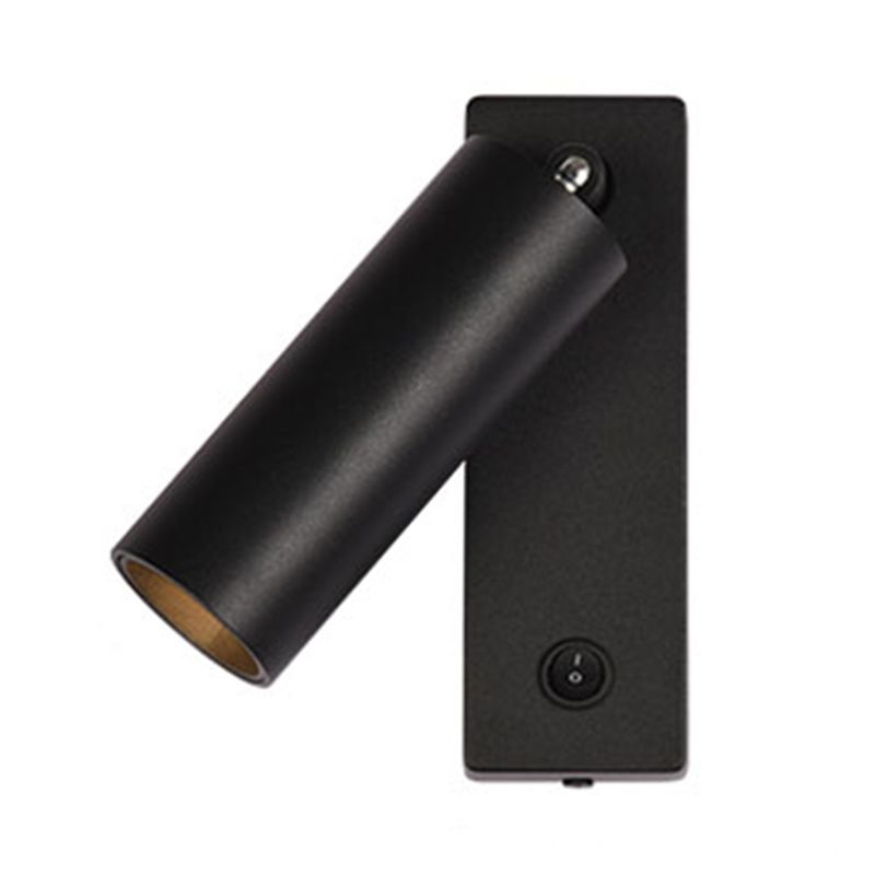 Aluminum Cylinder Wall Sconce Lighting Modern Style 1-Light Wall Lamp Fixtures