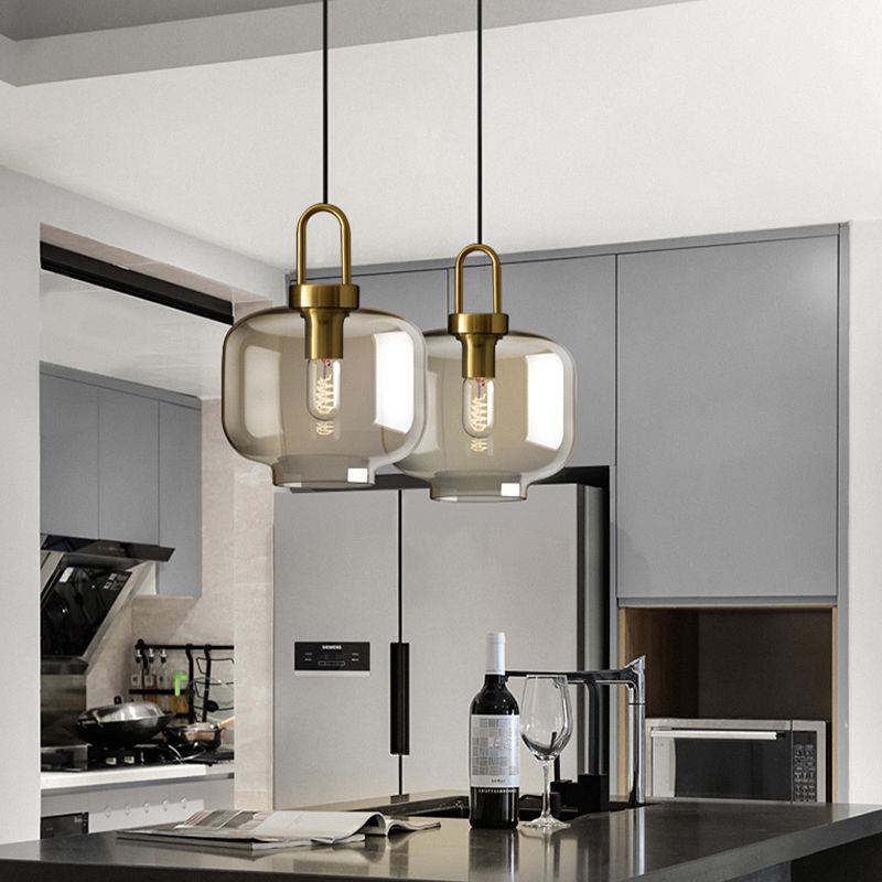 Simplicity Pendant Lighting Fixture Clear Glass Ceiling Pendant Light