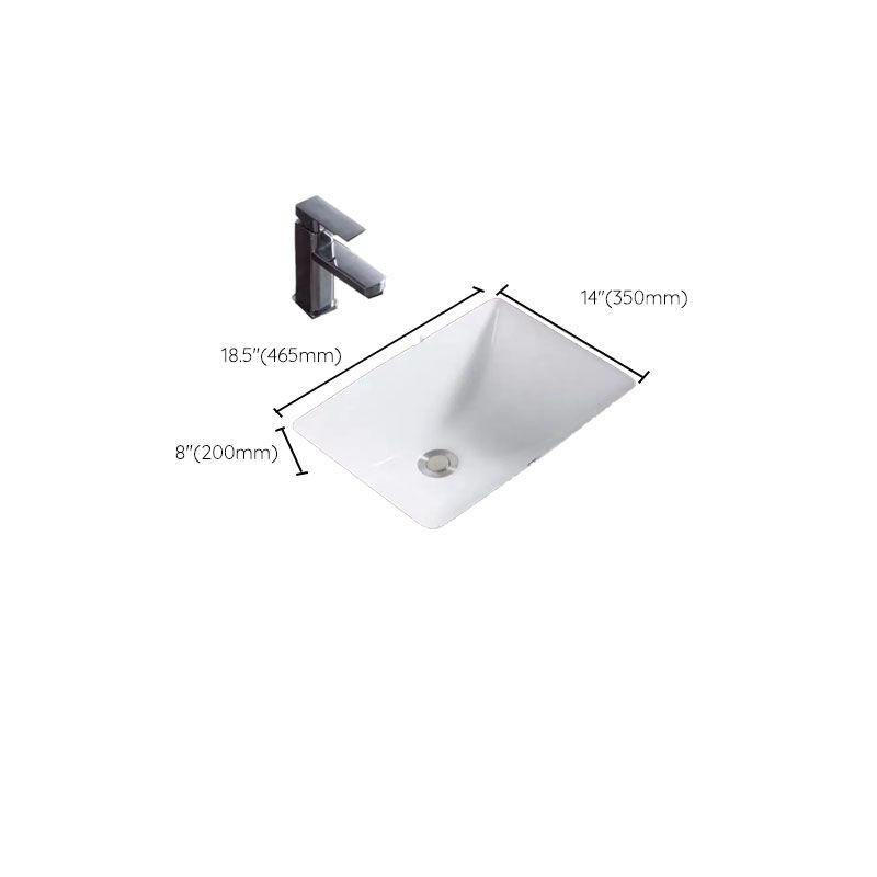 Bathroom Sink Ceramic Rod Handle Faucet Anti-spill Bathroom Sink