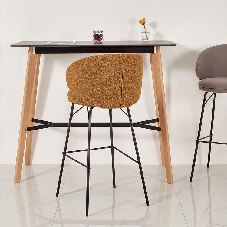 Modern Style Metal Bar-stool Bucket Counter Bar Stool for Home