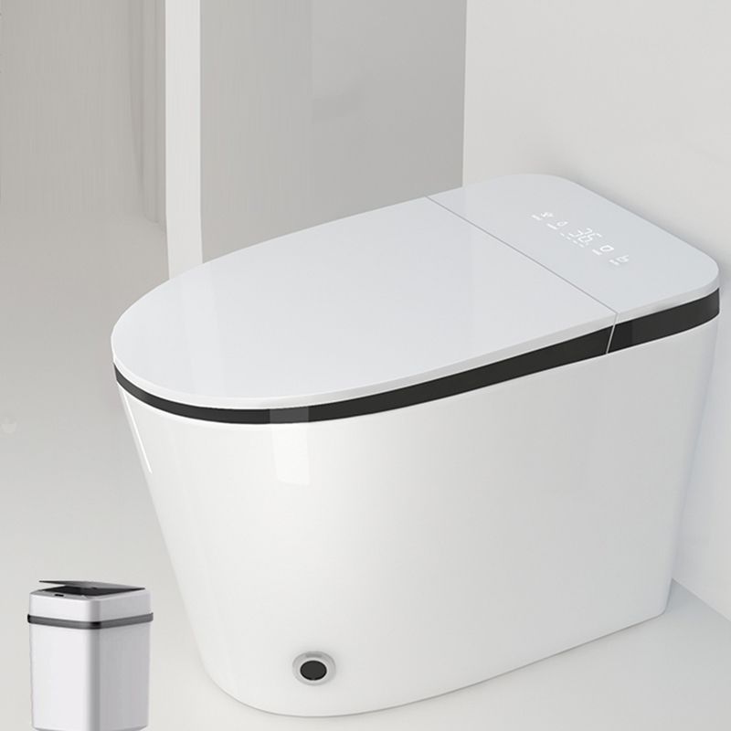 Modern Floor Mounted Toilet Bowl Porcelain Siphon Jet All In One Toilet