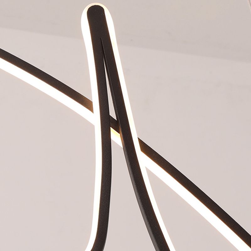 Lineare Form Island Light Modern Style Metal 1 Light Island Lighting