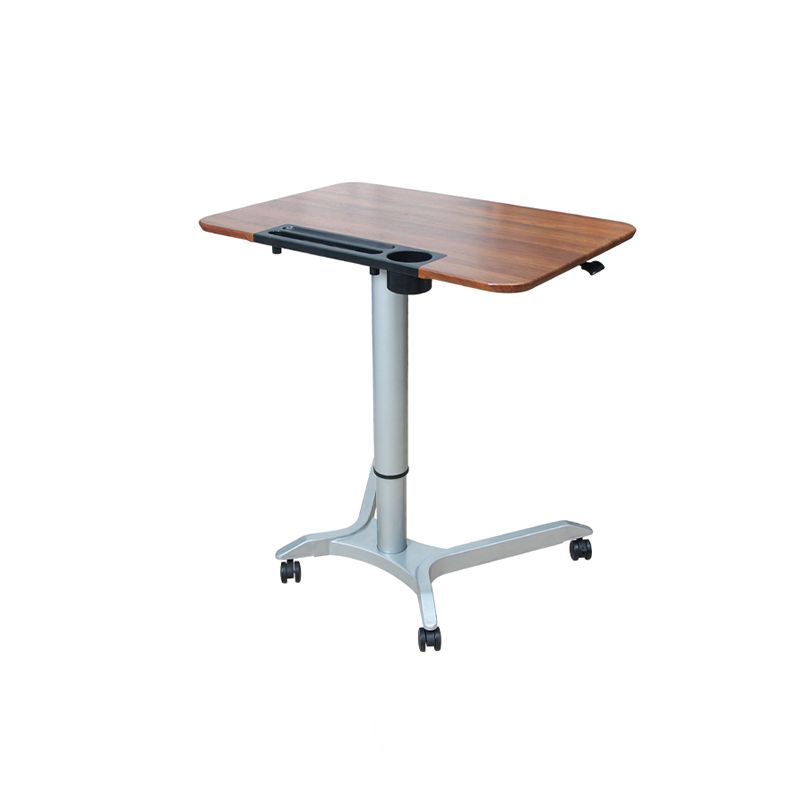 Rectangular Shaped Office Task Desk Wood Writing Desk with Wheels for