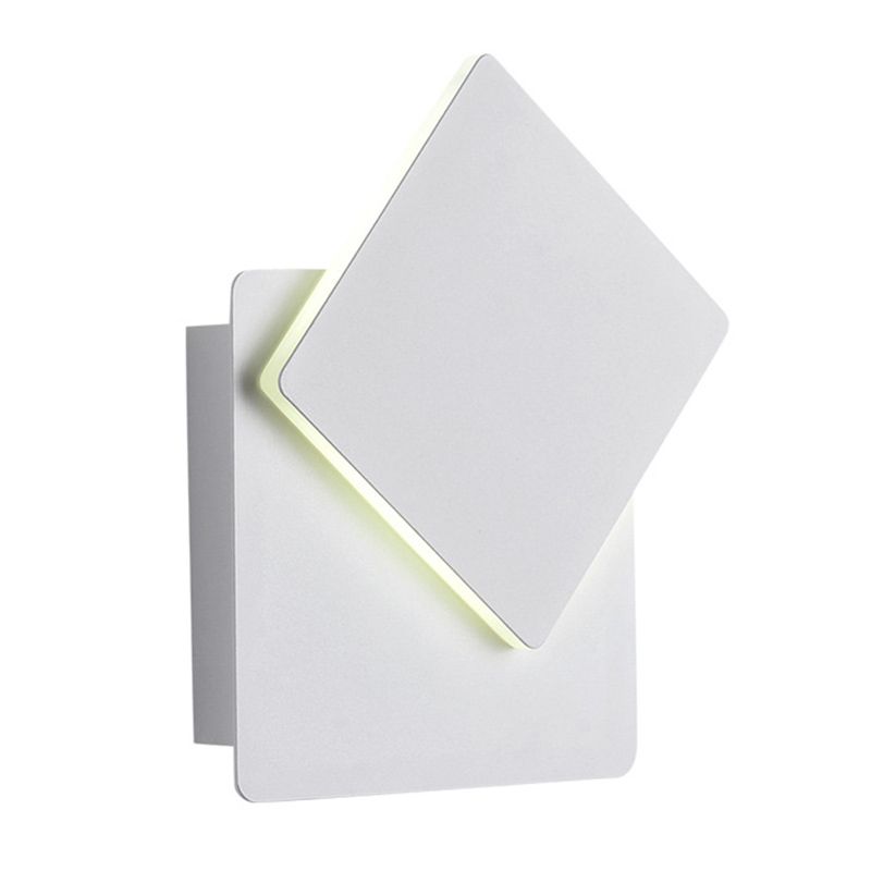 Minimalist LED Wall Mount Light Angle Adjustable Aluminium Wall Light for Bedroom