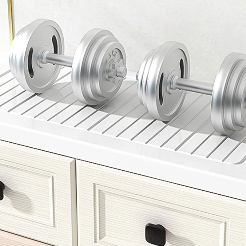 Modern Style Non-Hanging Armoire Plastic Home Storage Cabinet with Drawers