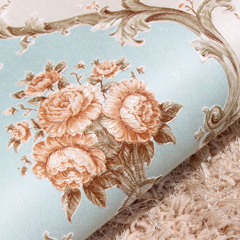 Rouleau de papier peint élégant au design damassé pour décoration de chambre d'amis, couleur claire, 33 pi de longueur x 20,5 po de largeur