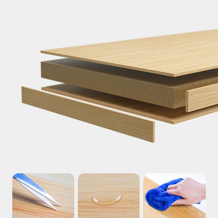 Zeitgenössischer MDF Rechteck Form Ess -Set Küche Standard Essset mit 4 Beintisch