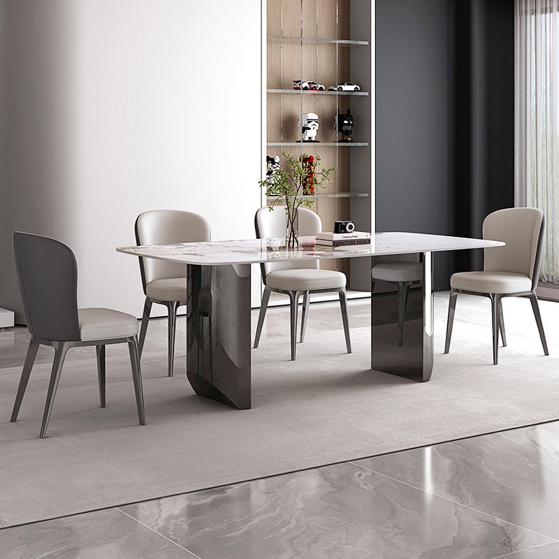 Rectangle Dining Table Sintered Stone Dining Table for Kitchen