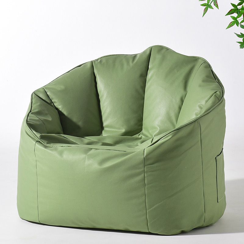 Sloped Arms Chair with Sewn Pillow Back and Storage for Apartment Chair