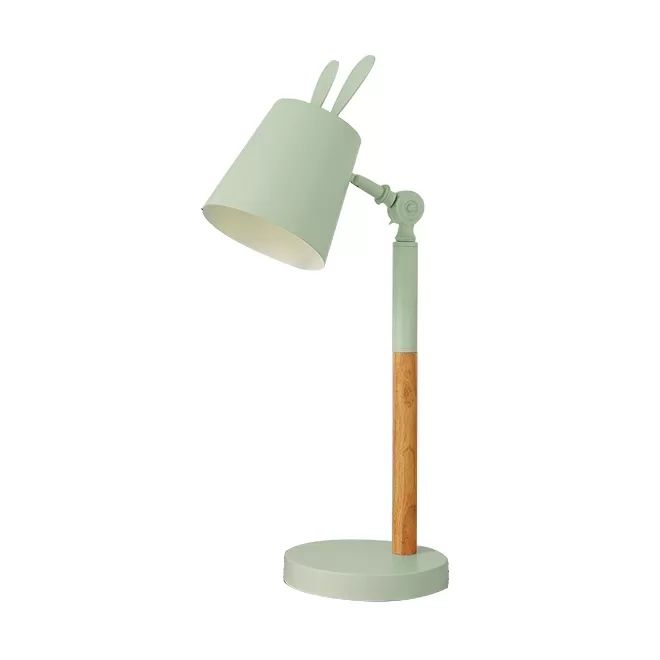 Metal Bunny Desk Light Dormitorio Dormitorio 1 Cabezo Macaron Rotable Estudio Luz