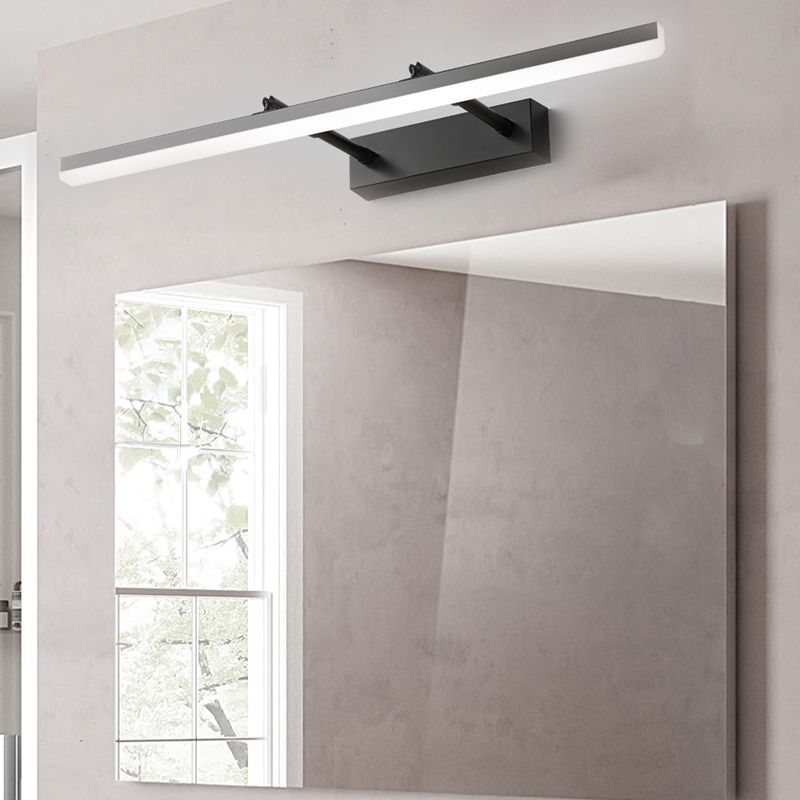 Accesorio de lámparas de espejo LED de estilo moderno nórdico Smart Smart ajustable Mirror de luz para baño