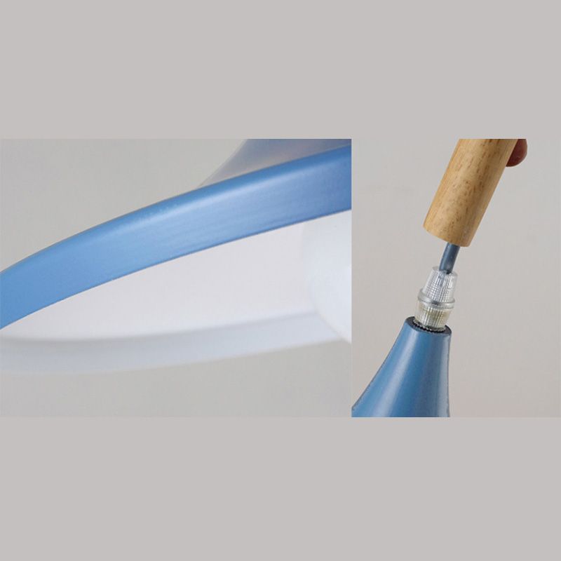 Macron Loft Candy Candy Apped Hanging Light Light METAL METAL CONSIGLIO per negozio di stoffa