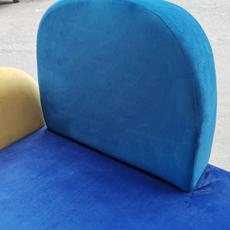 2-seater Standard Sofa Modern Fabric Armless Settee for Living Room