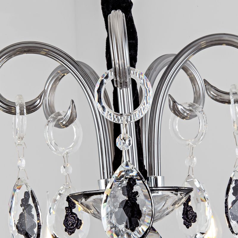 Kerze Kronleuchter Leuchte Traditionelle Kristallheizbeleuchtung für das Restaurant