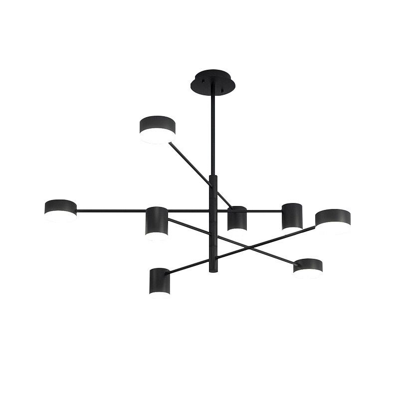 Lámpara de lámpara de starburst simplicidad moderna iluminación colgante acrílica para restaurante