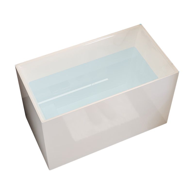 Modern Soaking Bath Tub Center Drain Placement Stand Alone Bathtub