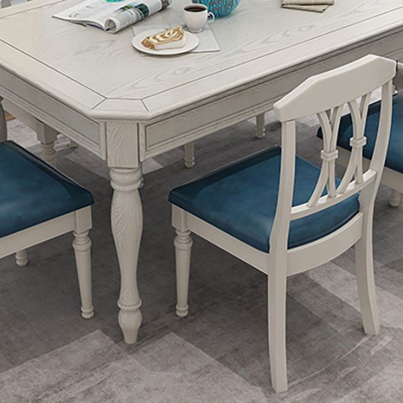 Traditional Solid Wood Dining Set Standard Height with 4 Legs Base Dining¬†Room¬†Set