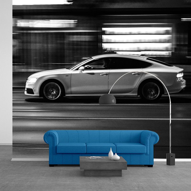 Industrial Transportation Mural Decal Customized Contemporary Wall Covering for Meeting Room