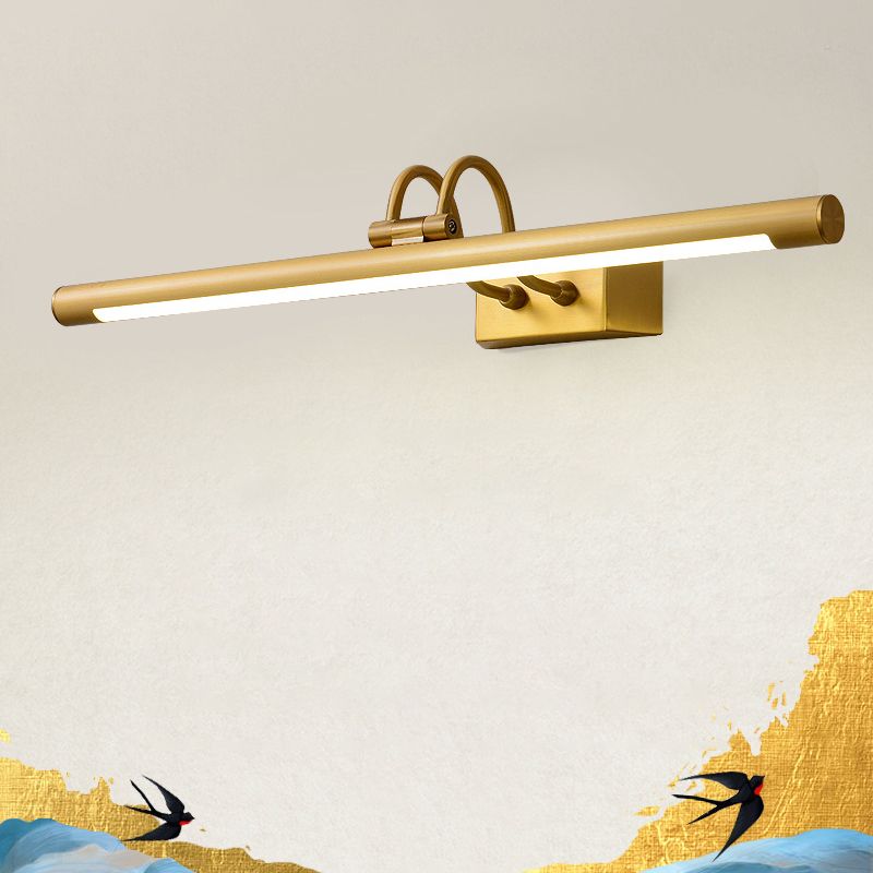 Brass LED Wall Sconce Simplicity Wall Lighting Ideas Household Lamp for Bathroom