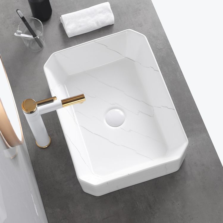 Classic Style Bathroom Sink Stainless Steel Dirt Resistant Bathroom Sink