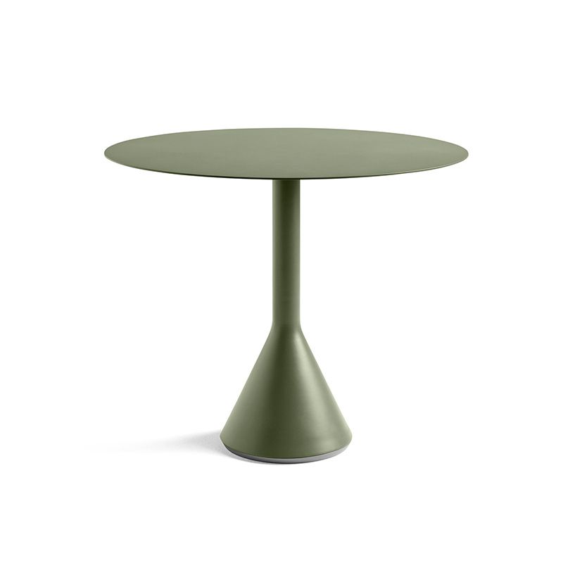 Industrial Style Patio Table Outdoor Green Metal Bistro Table