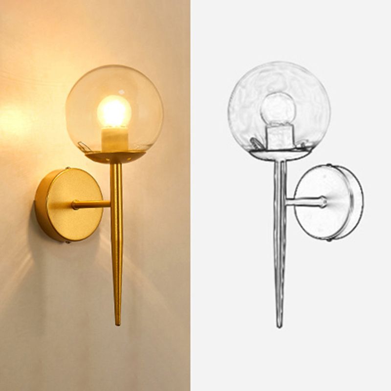 Lampada con applique a matita Stipce moderno in vetro in vetro illuminazione montata a parete