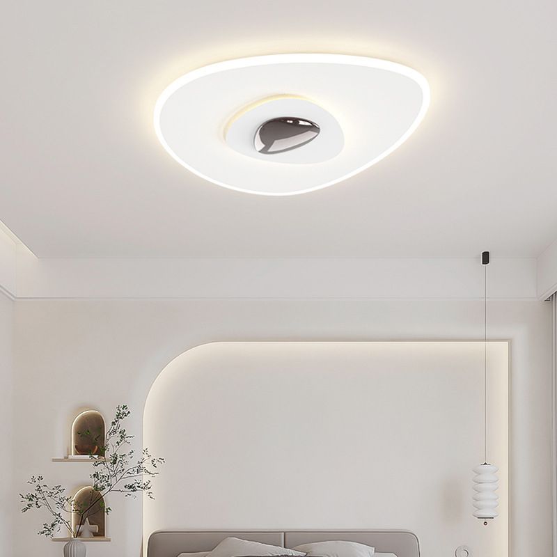 Modern Simple Ceiling Light LED Ceiling Mount Light with Acrylic Shade for Bedroom