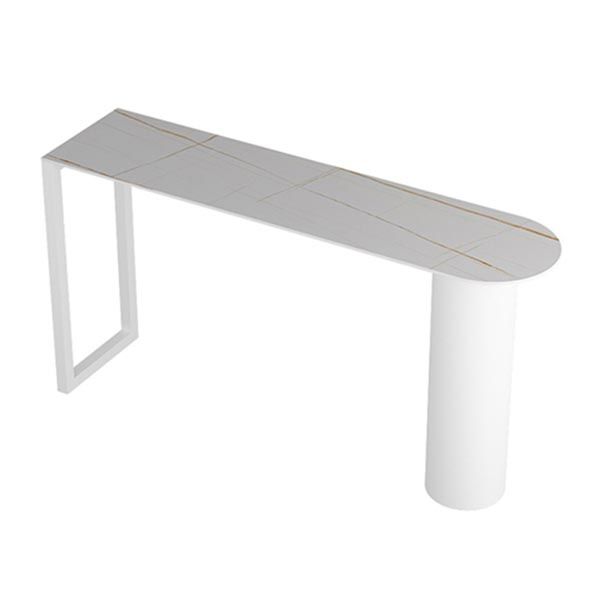 Free Form Bar Table Set 1/3/5 Pcs White Metal Base Bar Table and Stools