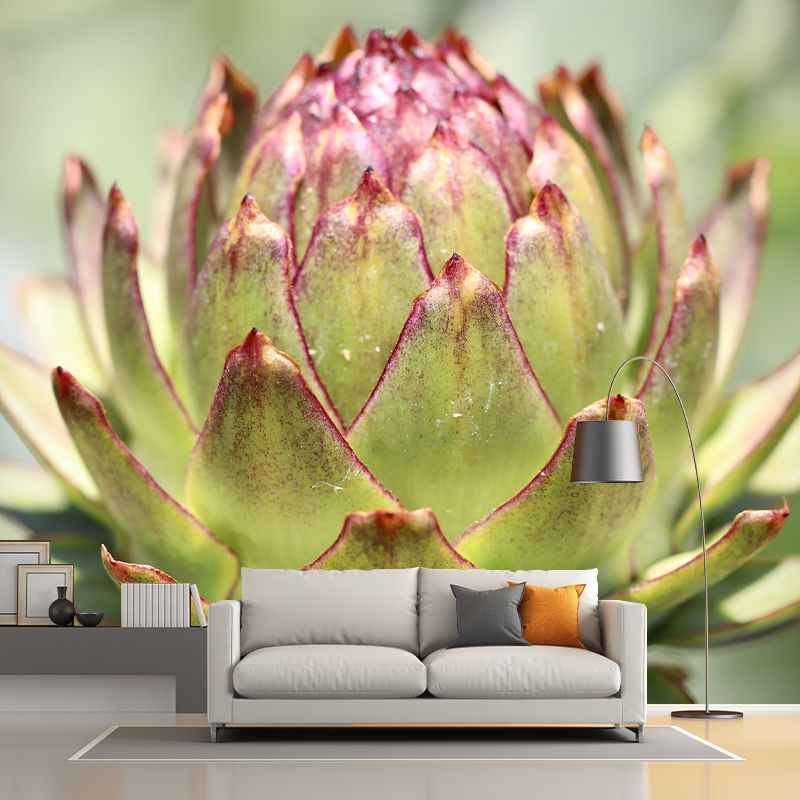 Artichoke Plant Full Size Wall Covering for Reading Room Home Decoration