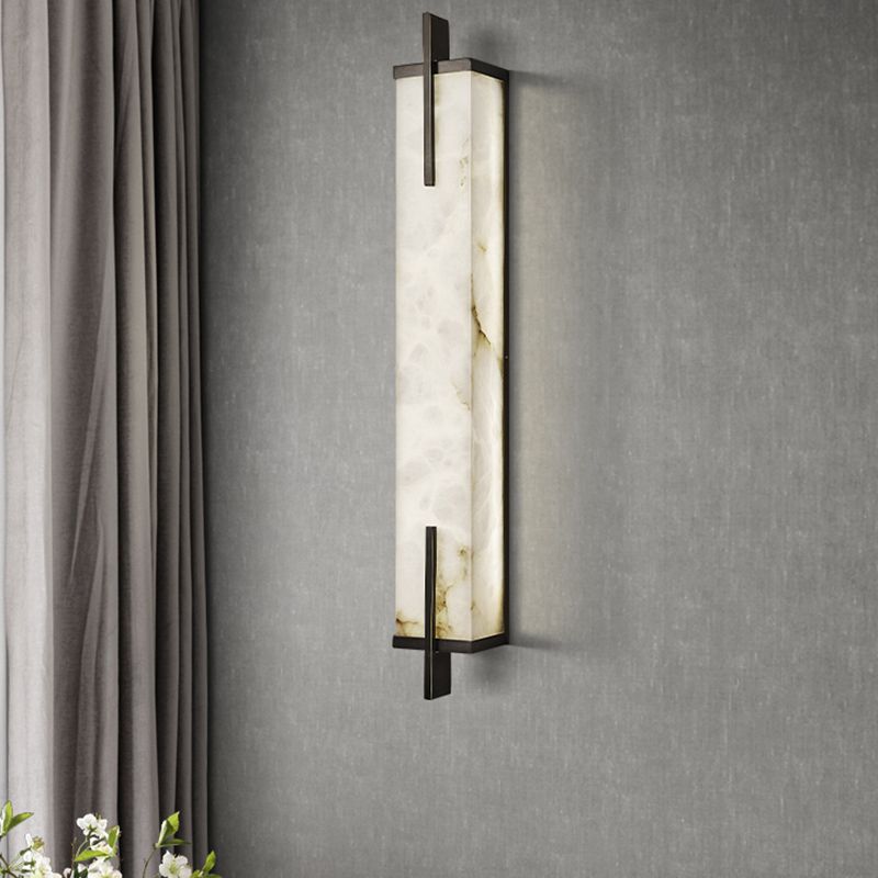 Contemporary Metal Wall Sconce Lighting Geometric Shape Wall Lamp for Living Room