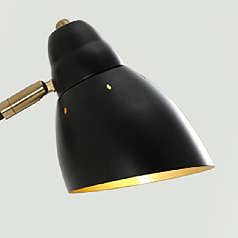 Single Light Bedside Wall Mount Light Adjustable Arm Reading Wall Lamp