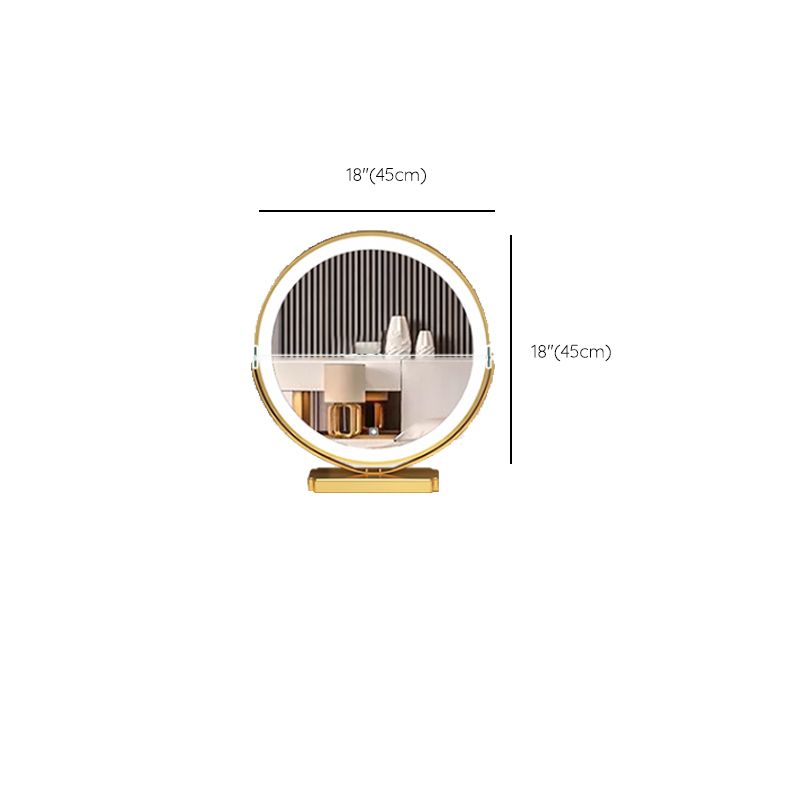 Lighted Mirror Makeup Vanity Luxurious Dressing Table Stool Set