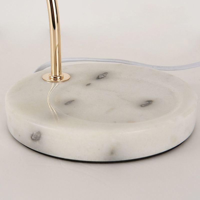 1 Light Bell Table Lighting Modern Style Glass Table Lighting for Bedroom