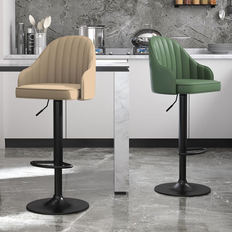 Cocina de metal escandinavo comedor taburete de altura ajustable taburete de barra