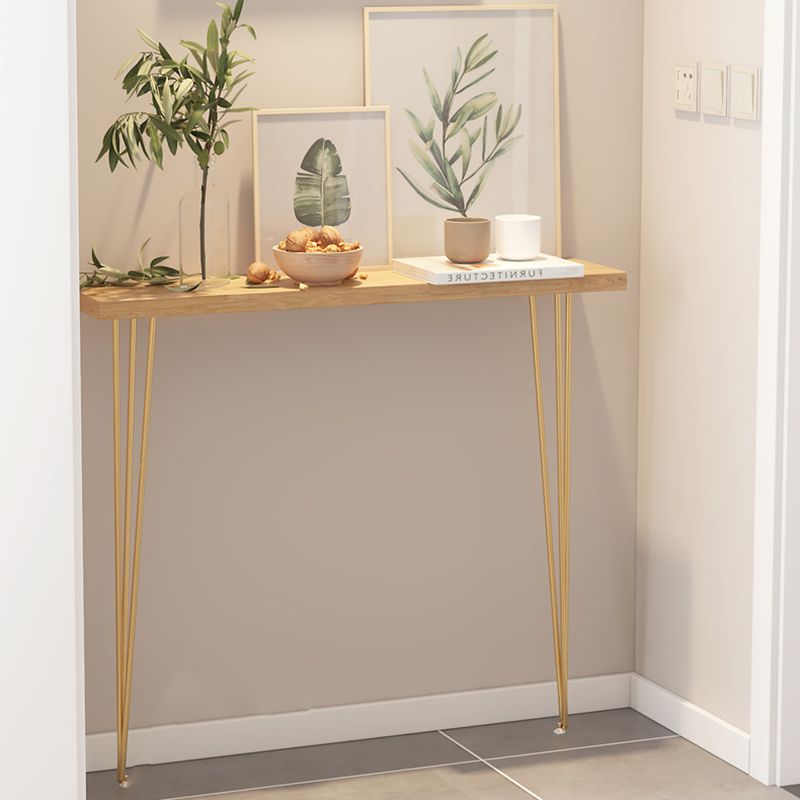 Rectangle Shape Contemporary Console Table Natural Console Sofa Table
