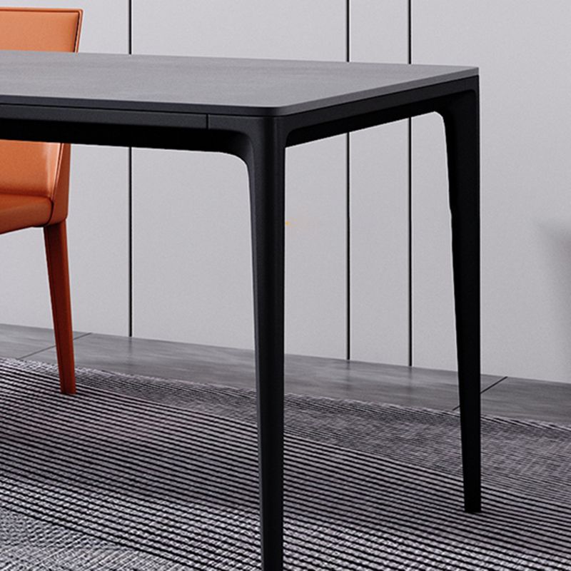 Modern 1/4/5/6/7 Pieces Dinette Set with Grey Sintered Stone Rectangle Dining Table Set
