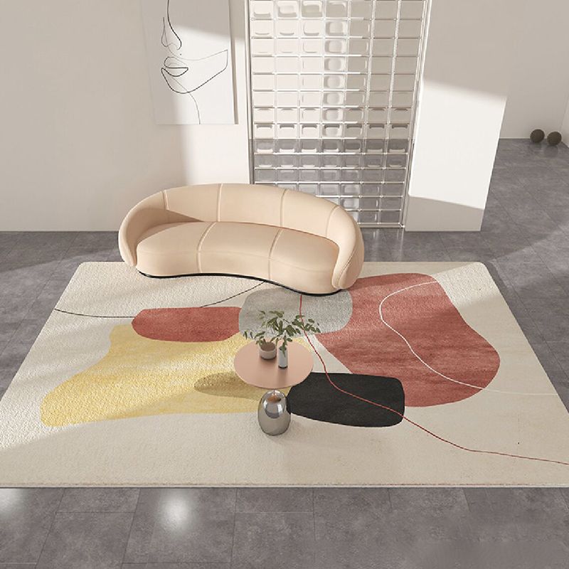Tapis Simple marron en Polyester, couleur bosselée, lavable, pour l'intérieur, pour la décoration de la maison