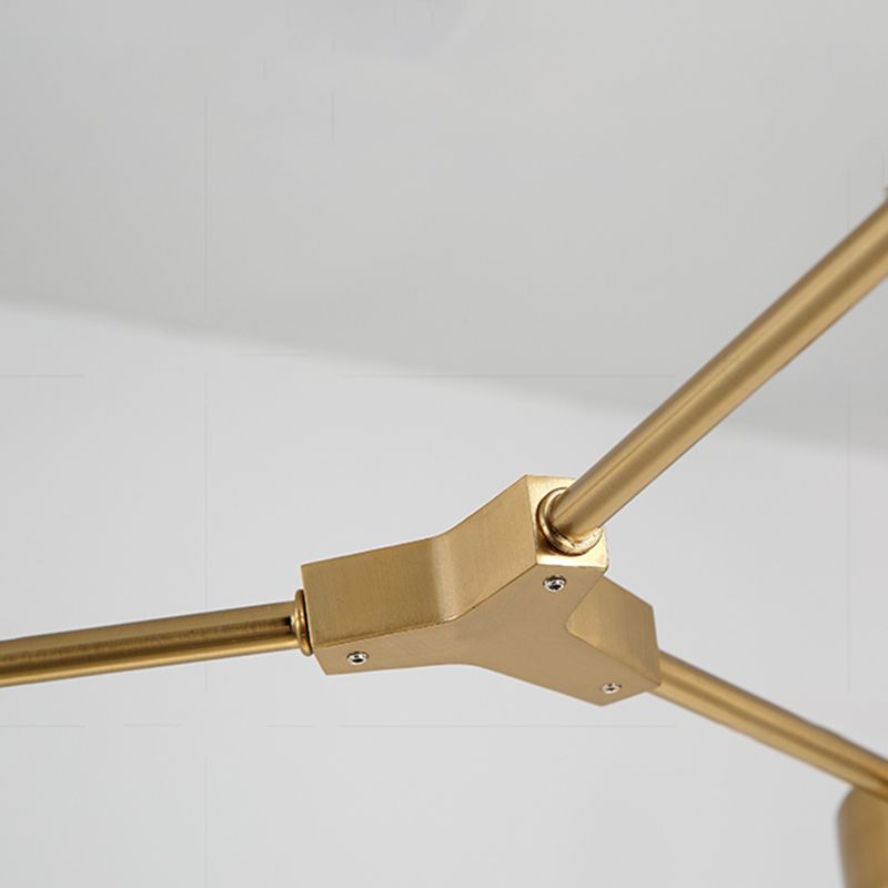 Postmodern Pendant Lamp Adjustable Metal Living Room Chandelier Lamp