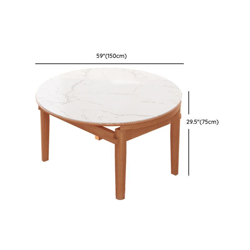 Modern Dining Table Set 1/5/7 Pieces with Wood Base Kitchen Furniture Set