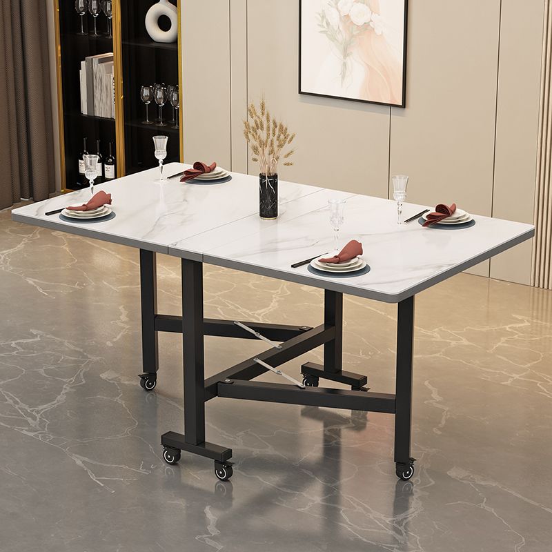 Modern Extendable Table Rectangle Dining Table for Dining Room