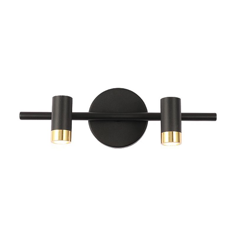 Modern Simple Style Iron Vanity Light Cylinder Shape Vanity Lamp for Shower Room