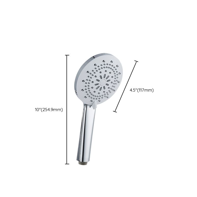 Modern Style Round Handheld Shower Bathroom Metal Wall Mounted Hand Shower