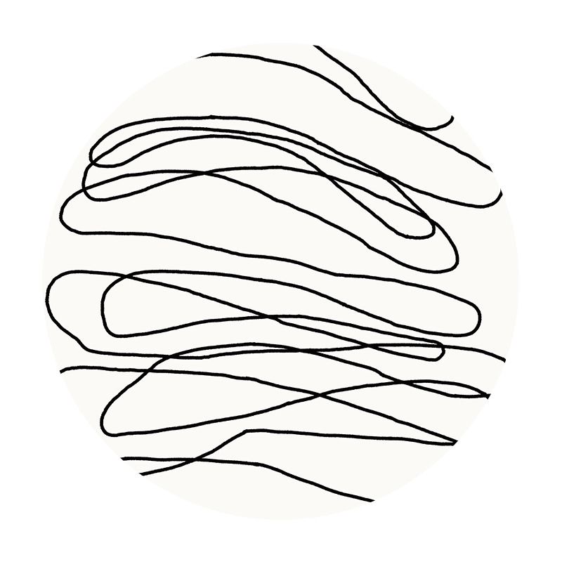 White Modern Area Carpet Abstract Pattern Polyester Area Rug Easy Care Rug for Living Room