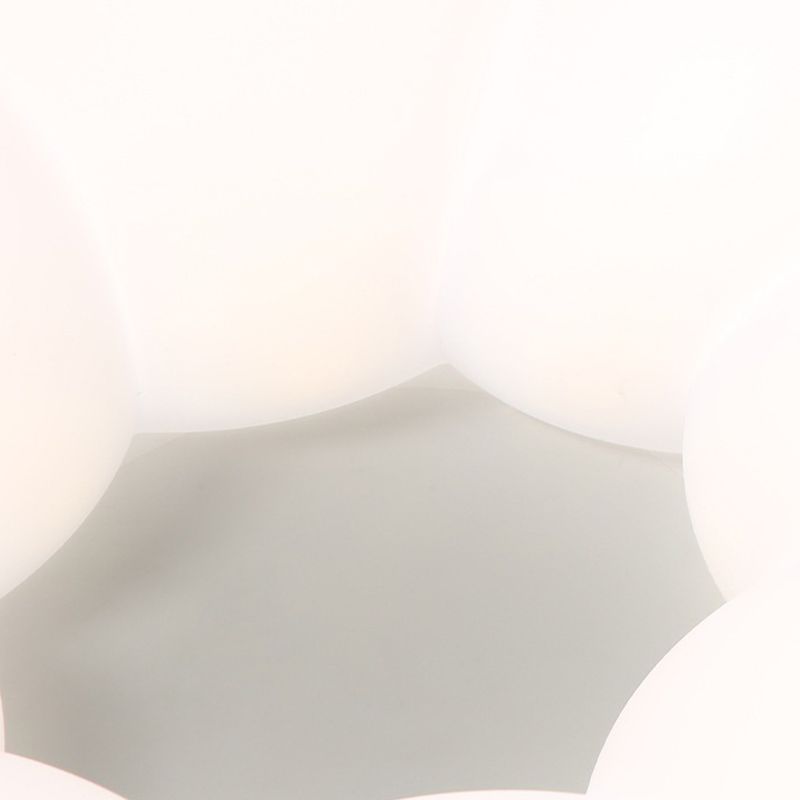 LED Ceiling Mount Light Modern Ceiling Light with Plastic Shade for Bedroom