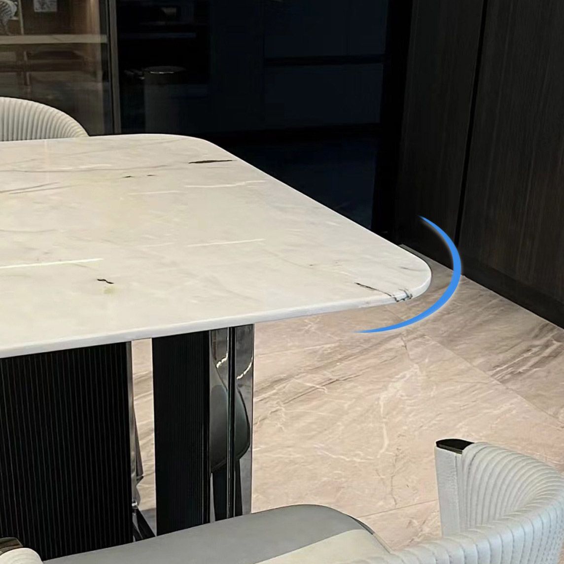Rectangle Dinner Room Kitchen Table Contemporary Dining Table