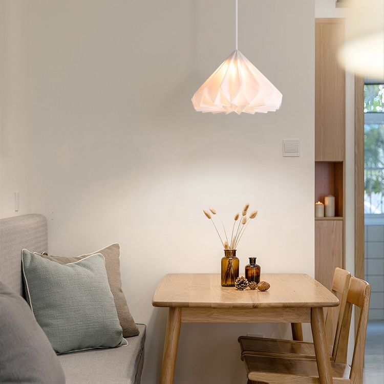 Metalen kegel tint hangende lichten moderne stijl 1 kop hangende montage armatuur voor slaapkamer