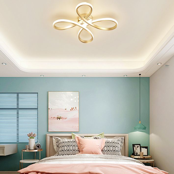 SEMI CHINOT SEMI FUX MONT 1 LUMIÈRE ALUMINUM MODERNE SIMPLICITÉ MODIFICATE