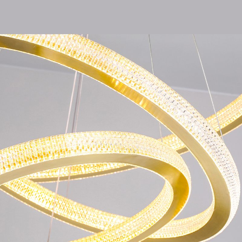 Luz moderna de lujo de lujo nórdico LED Candelier Light para sala de estar comedor