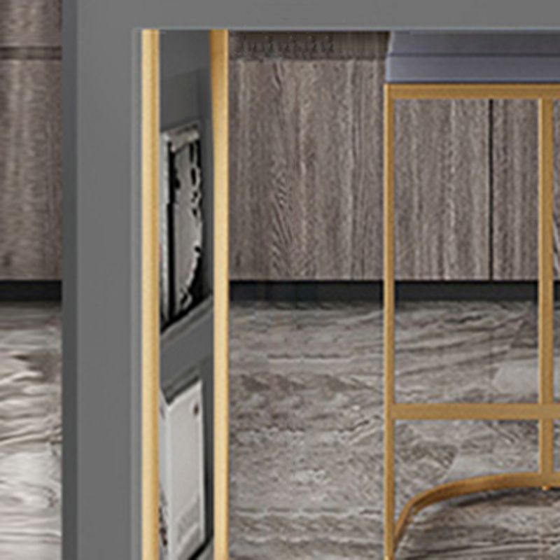 Modern Rectangle Stone Counter Table 1/3 Pieces Bar Table Set for Kitchen